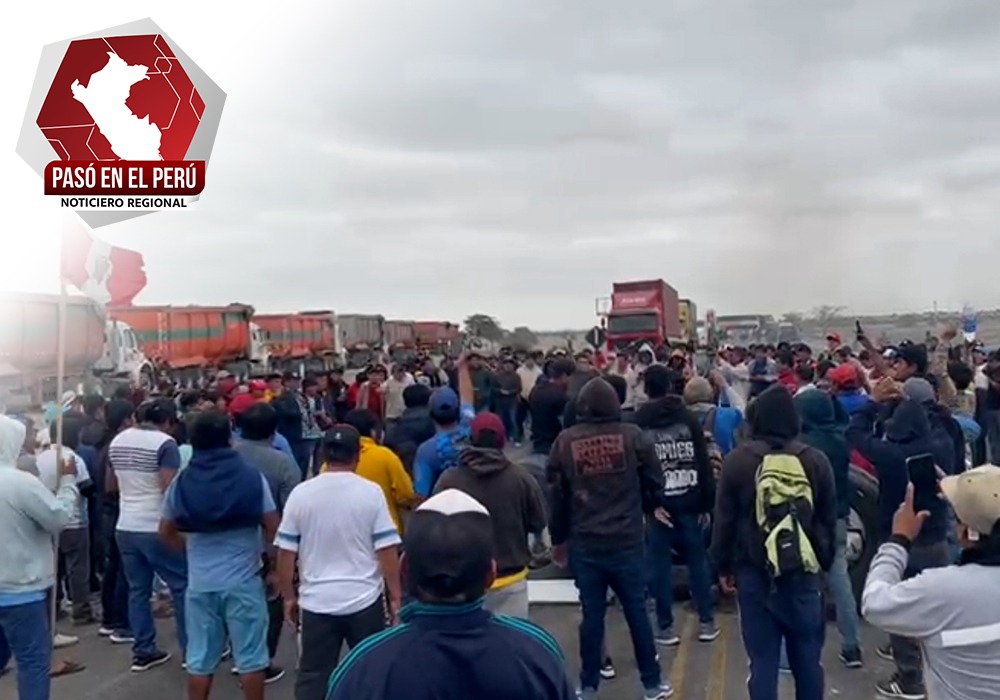 Transportistas de carga pesada continúan paro bloqueando carreteras en Ayacucho | Pasó en el Perú
