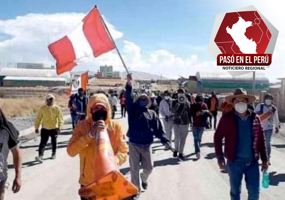 Comuneros de Espinar bloquean corredor minero sur | Pasó en el Perú