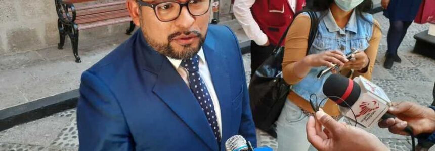 Omar Candia, alcalde de Arequipa