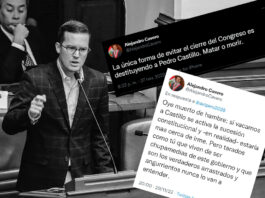 Vacancia presidencial: Alejandro Cavero pide diálogo, pero amenaza en redes sociales