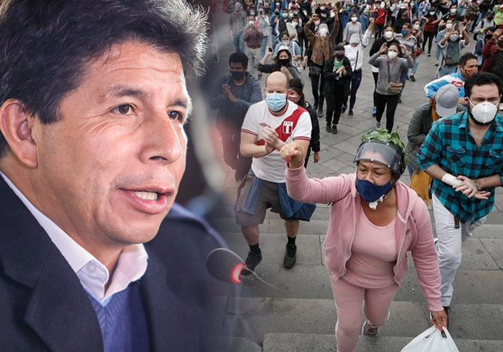 Pedro Castillo: Anuncian segunda marcha, aseguran que serán 300 mil personas