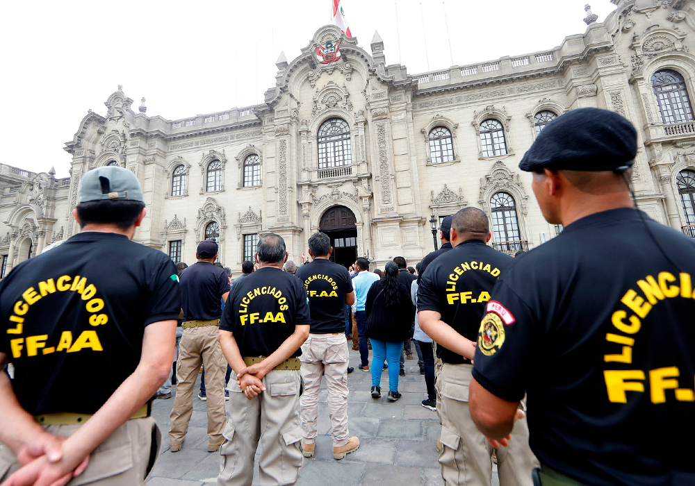 Pedro Castillo: Licenciados de las Fuerzas Armadas anuncian nueva marcha de respaldo
