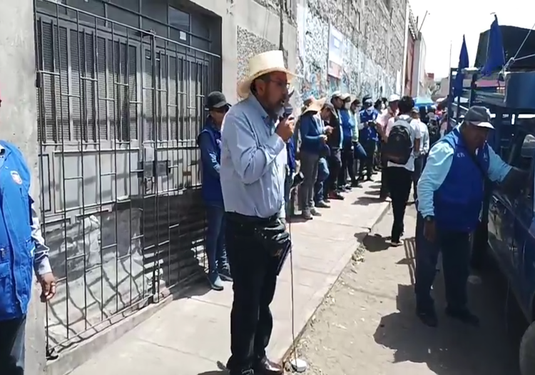 Arequipa: pobladores de AUPA exigen construcción de planta de tratamiento La Bedoya