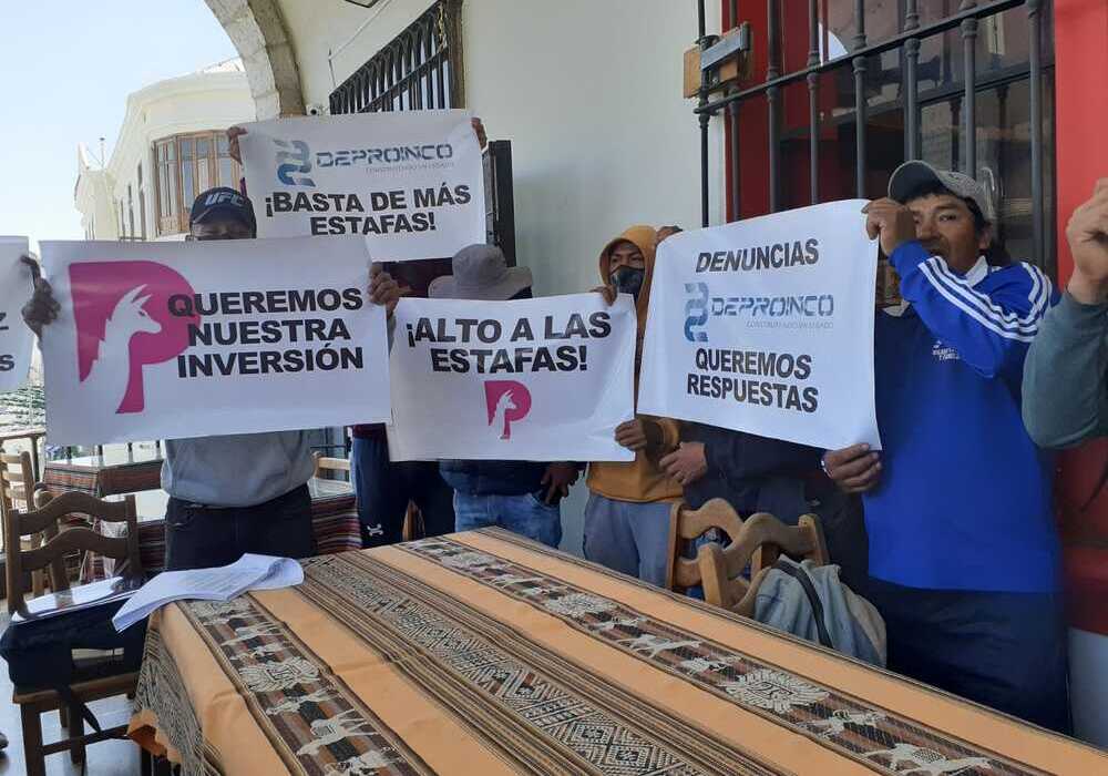 Arequipa: 46 agraviados por presunta estafa de empresa de cultivo de frutas (VIDEO) 
