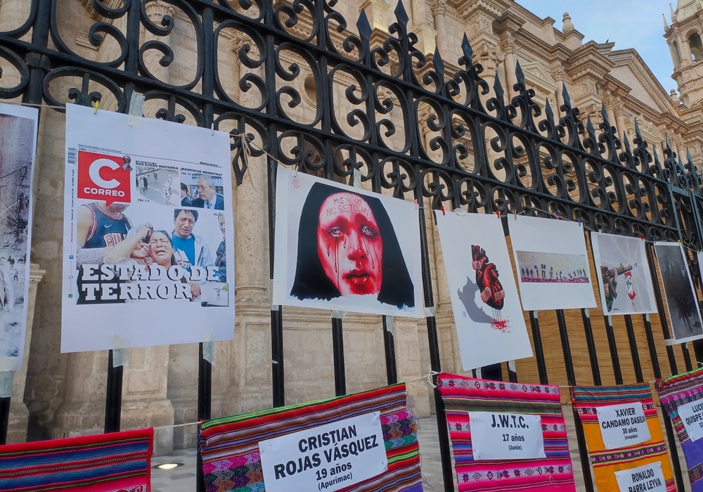 Artistas arequipeños unidos contra “la dictadura”