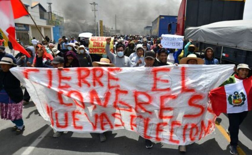 Lunes 12: protestas en regiones del país continúan a pesar de anuncios de presidenta Boluarte