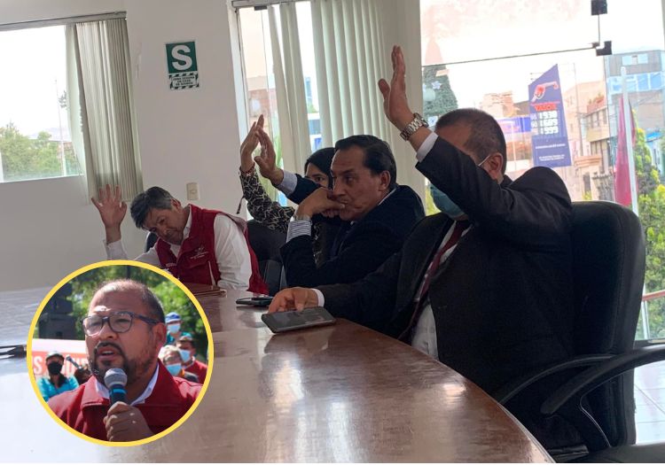 Arequipa: formalizan suspensión de Omar Candia y piden sea incluido en los más buscados