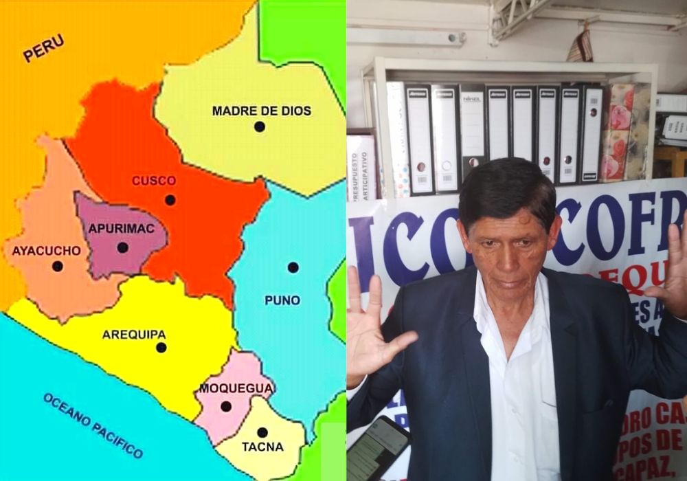 Arequipa: dirigentes evalúan propuesta para crear ‘República del Sur’ uniendo regiones como Puno y Cusco