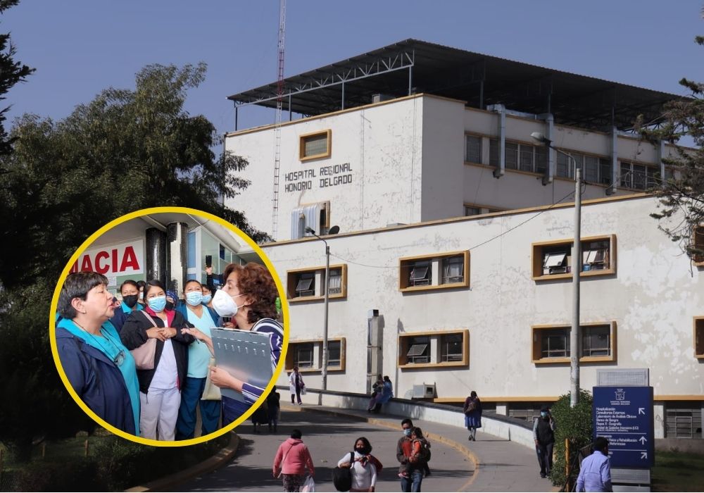 Arequipa: tras altercado en hospital Honorio Delgado, trabajadores de salud ocupan plazas