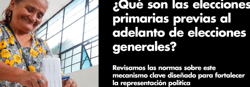 adelanto de elecciones referencial