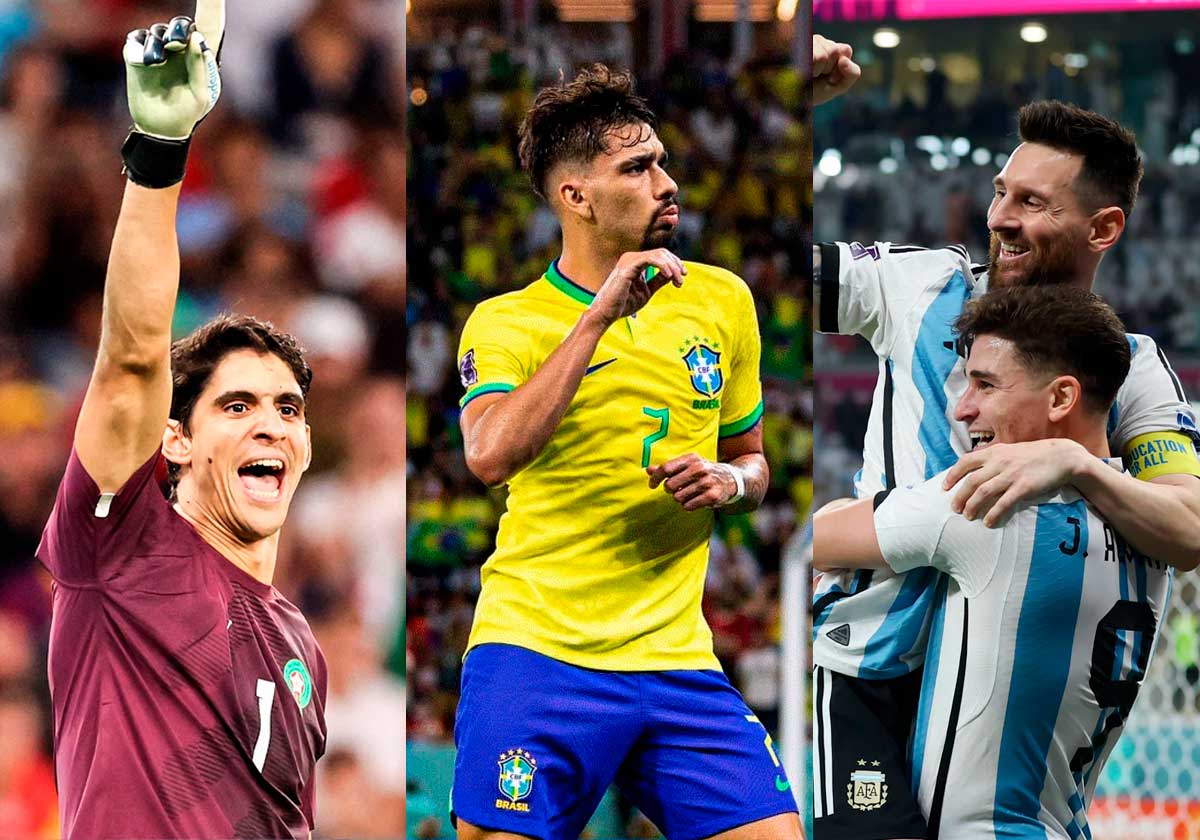 qatar 2022 cuartos de final marruecos argentina brasil francia inglaterra partidos día hora latina