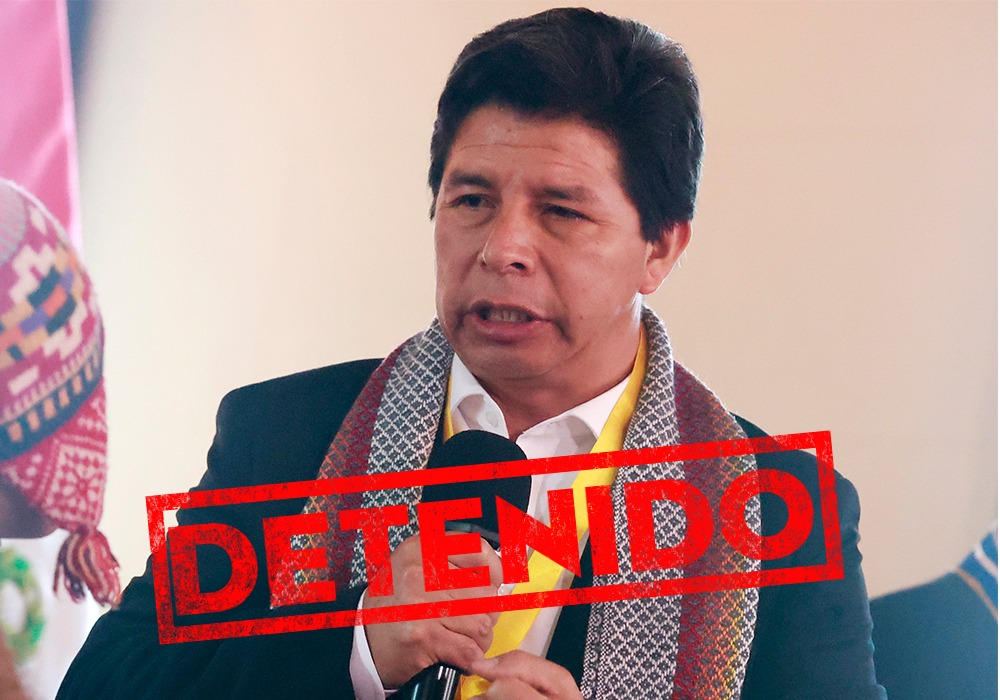 Pedro Castillo detenido cuando se dirigía a embajada de México (VIDEO)