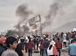 Protestas aeropuerto Arequipa
