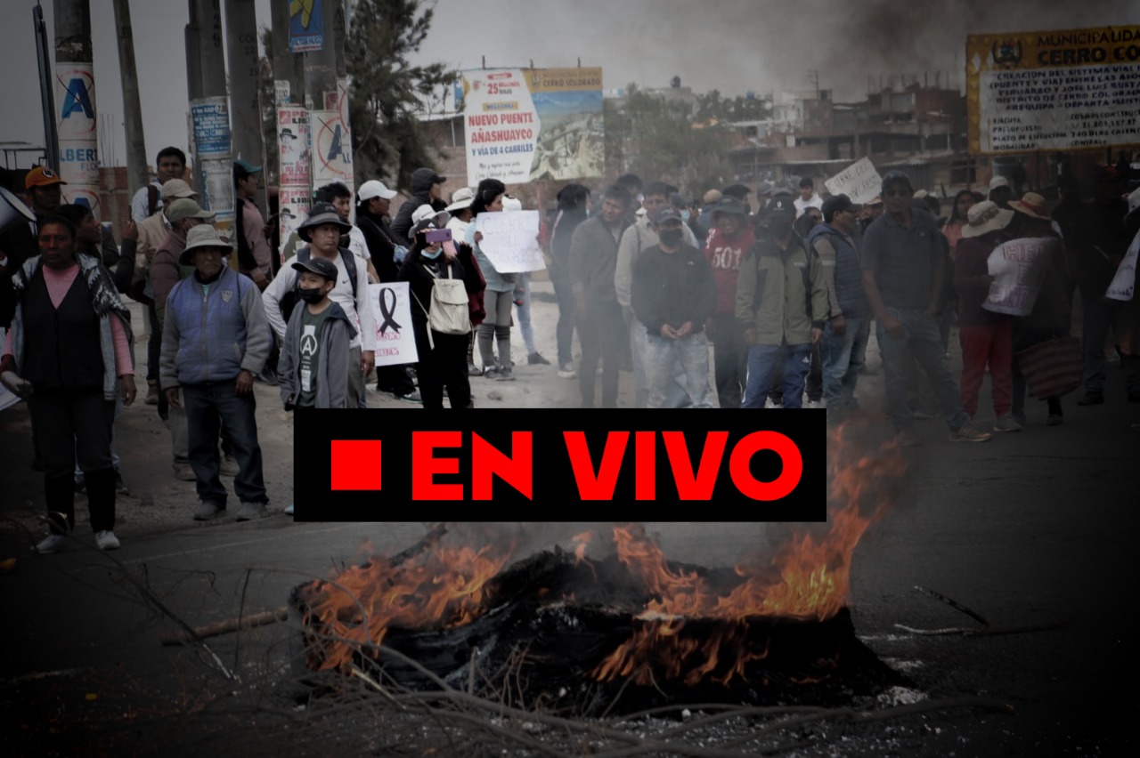 Protestas en Arequipa EN VIVO: cierran aeropuerto, Terminal Terrestre suspendido y continúan vías bloqueadas
