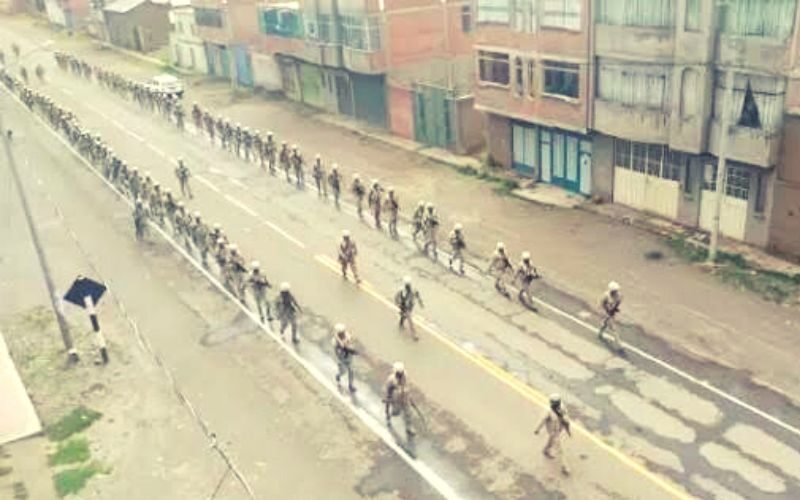 Militarización y ampliación del Estado de emergencia en Puno tras mensaje de Boluarte