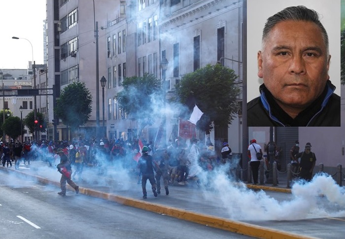 Un muerto y un herido de gravedad deja fuerte represión policial en Lima