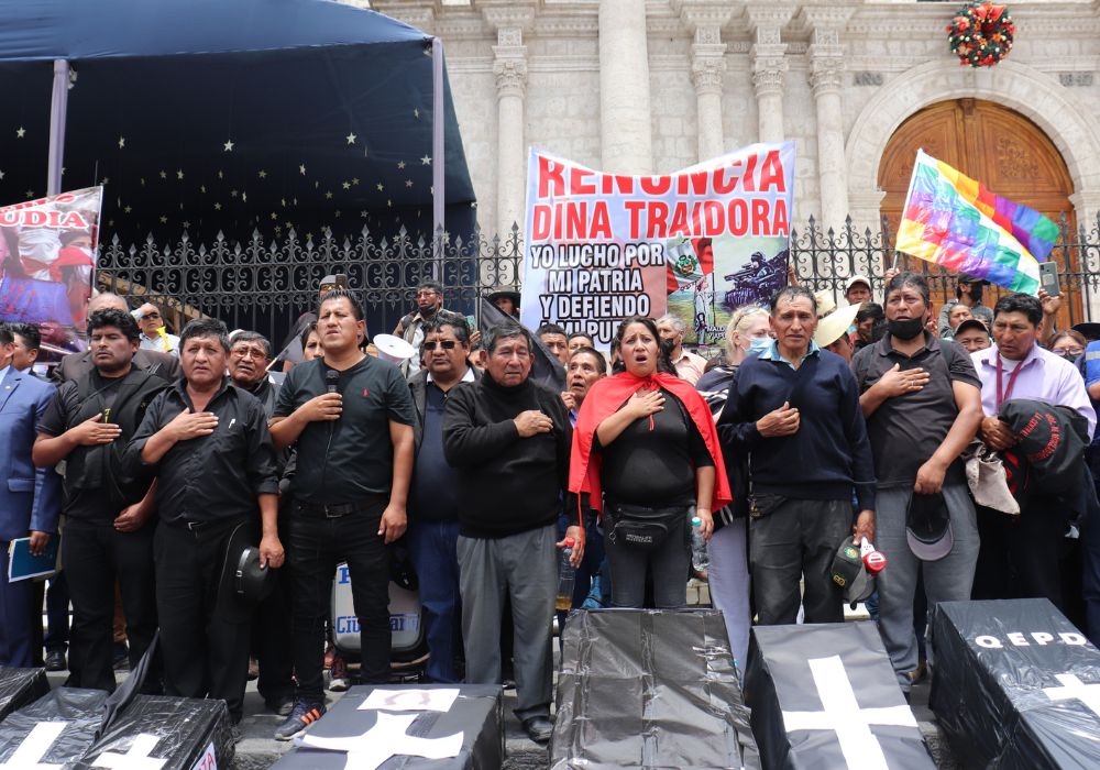 Arequipa: Así se desarrolló el primer día de marchas exigiendo el cierre del congreso este miércoles 4 de enero