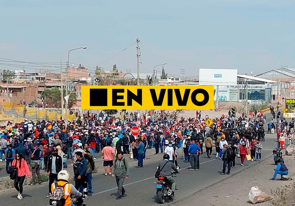 Paro en Arequipa: marchas bloqueos y enfrentamientos con un fallecido en Cono Norte (jueves 19)