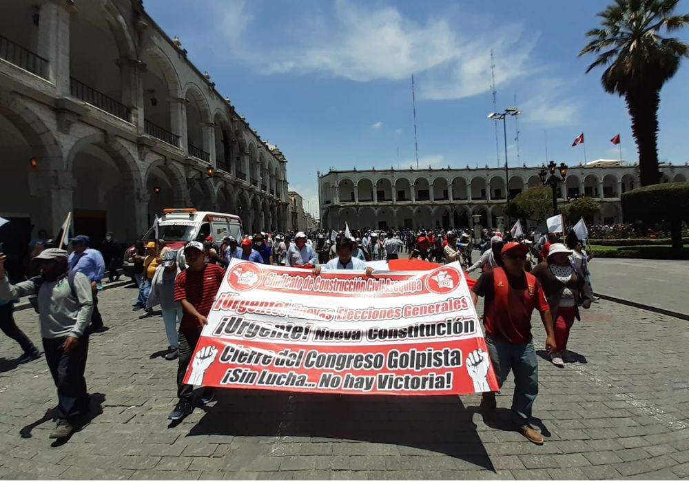 Arequipa: así se realizó una nueva jornada de protestas en contra de Dina Boluarte