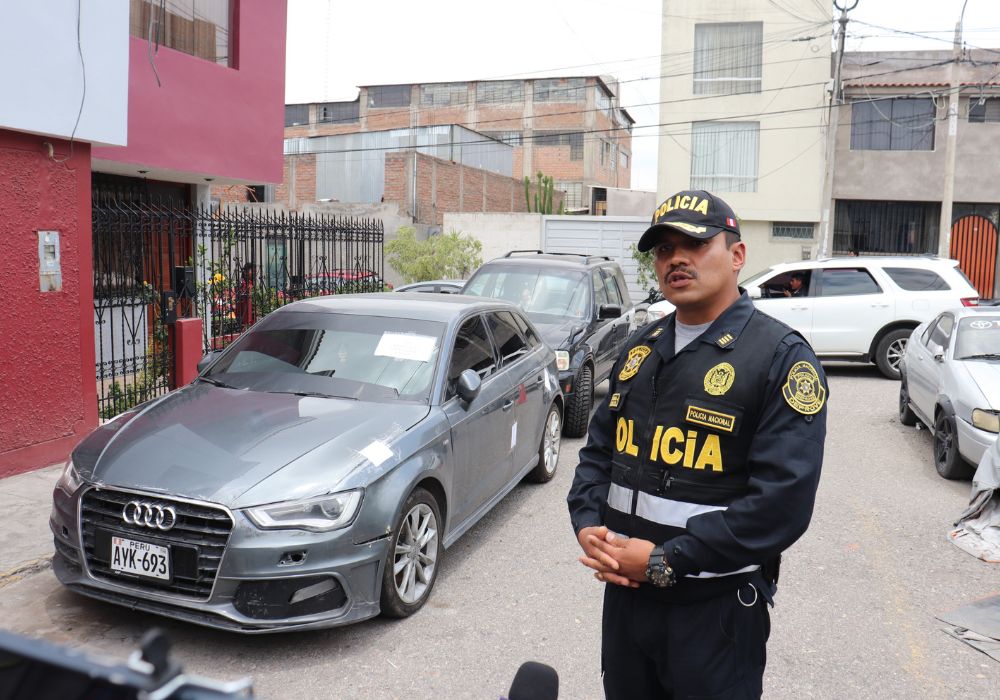 Arequipa: vehículos robados de alta gama en Lima fueron incautados por la policía