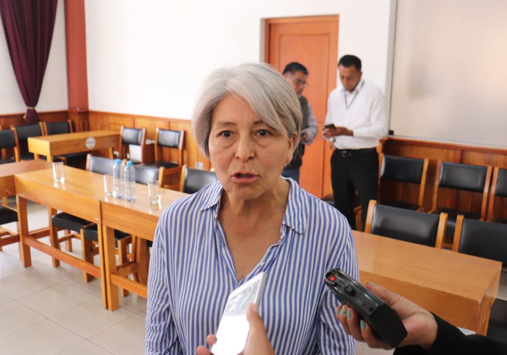 Arequipa: Congresista María Agüero responsabiliza a mesa directiva del legislativo sobre pedido de buffet y celulares