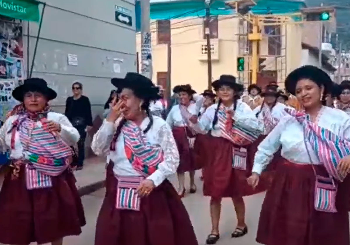 Carnaval de Huanta Ayacucho Dina Boluarte