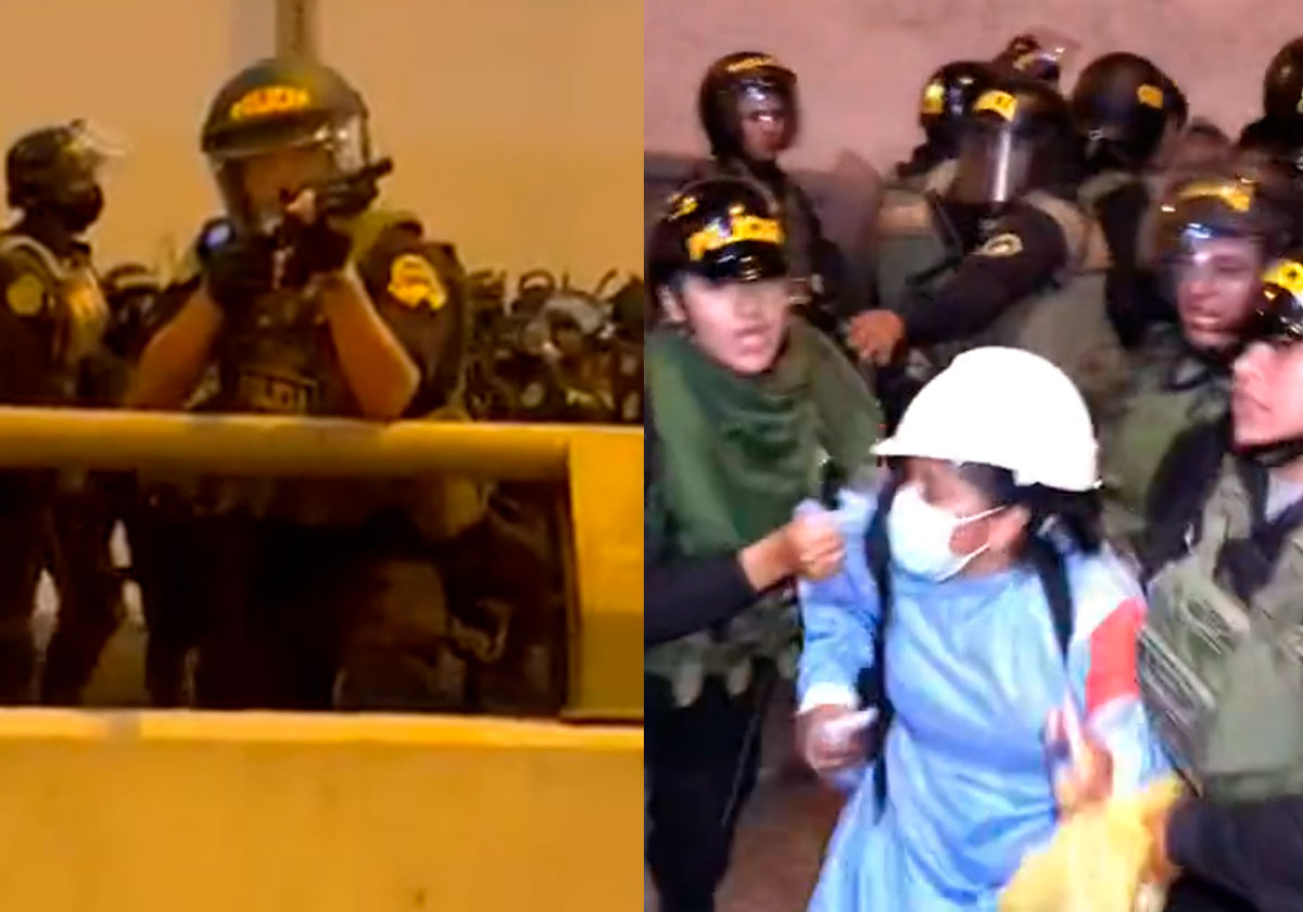 protestas en Lima dina boluarte represión policial PNP