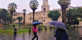Lluvias en Arequipa por el niño global advierte senamhi