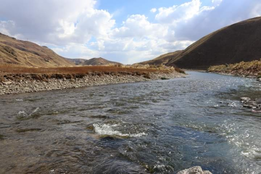 Río Ramis: caudal se ha reducido