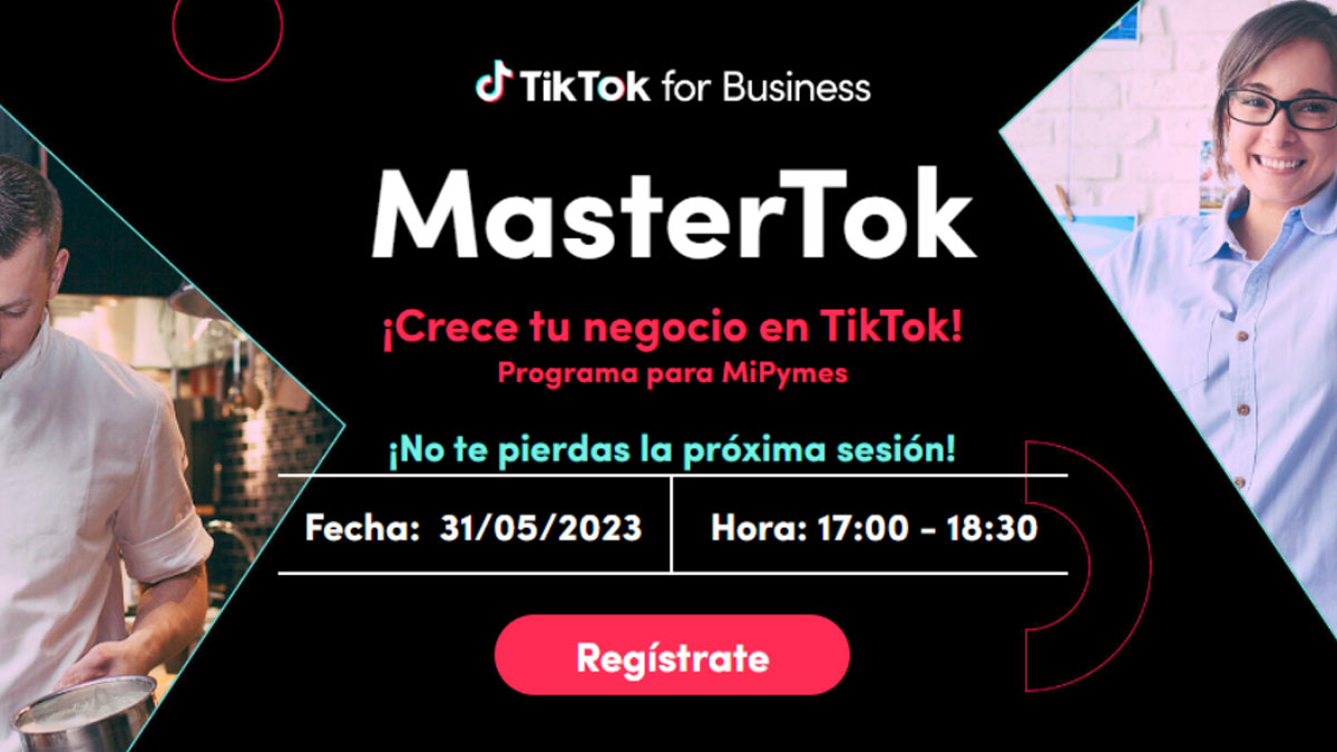 talleres gratuitos tik tok para emprendedores peruanos perú gratis virtuales 2023 ads 