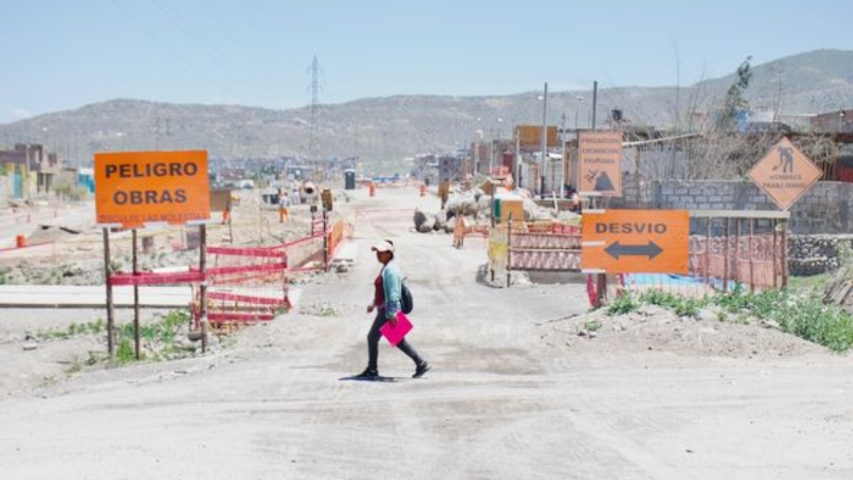 Arequipa: tramo III de la vía Cuatro Carriles sigue con retrasos