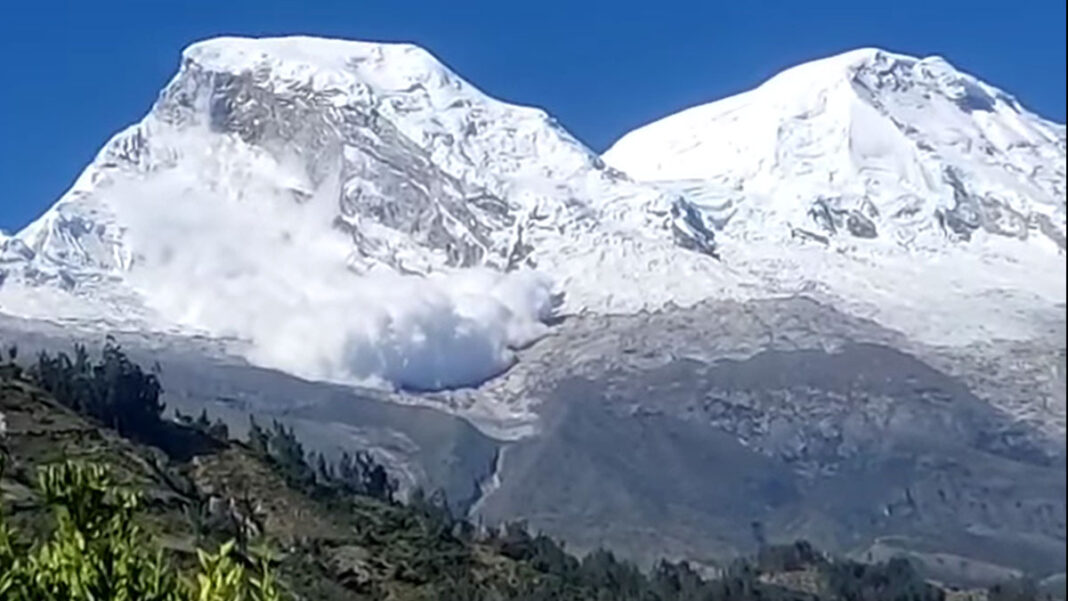 Huascarán avalancha áncash huaráz yungay coer peligro video