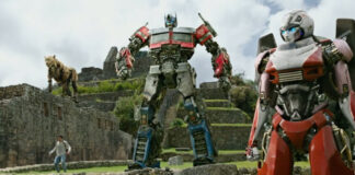 transformers el depertar de las bestias quechua cusco machu picchu doblaje perú estreno avant premiere
