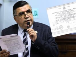 Congresista de Arequipa Alex Paredes cobró 18 años de sueldo con título falso