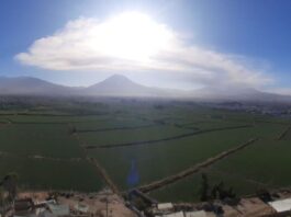 Arequipa: nueve distritos registran caída de cenizas de volcán Ubinas