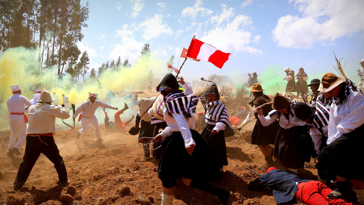 Comuneros escenifican históricas batallas de Marcavalle y Pucará en Junín ( VIDEO)