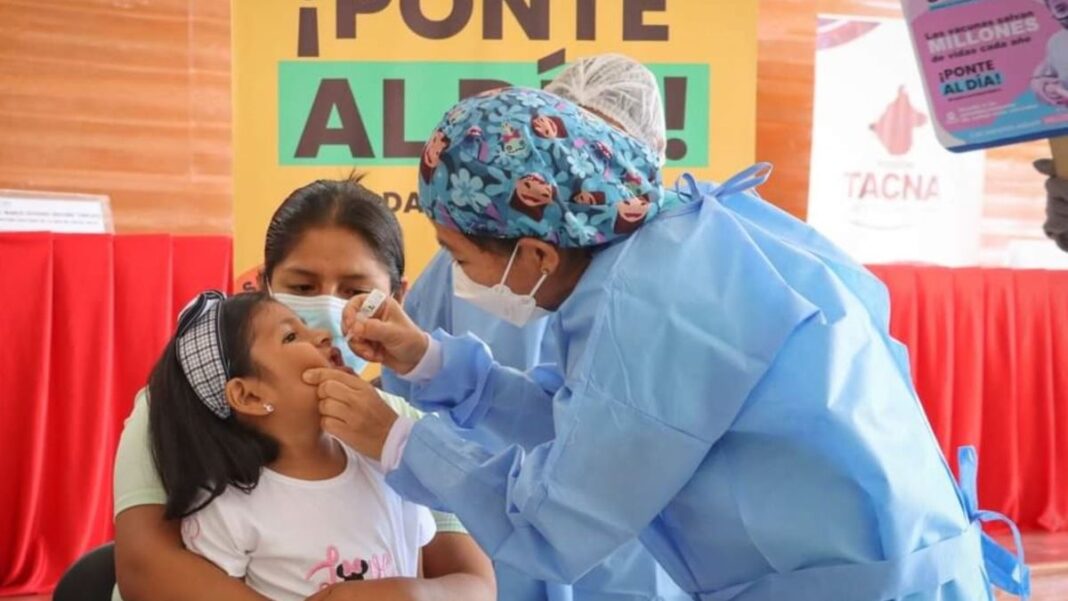 Arequipa: 25 mil niños sin vacuna contra la polio y 45 mil sin protección contra el sarampión hasta 2022