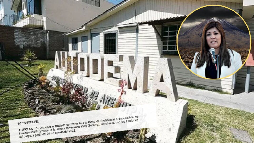 Arequipa: Autodema intentó reingresar a ex gobernadora Kimmerlee Gutiérrez en puesto permanente