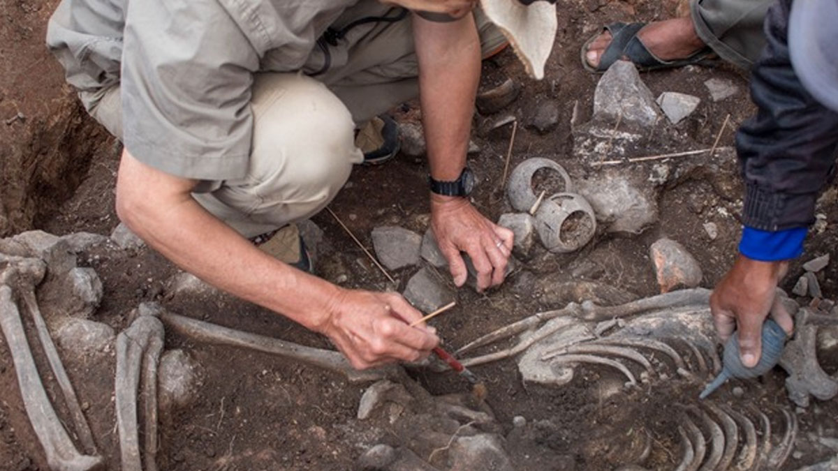 tumba cajamarca sacerdote 3000 años pacopampa arqueólogos