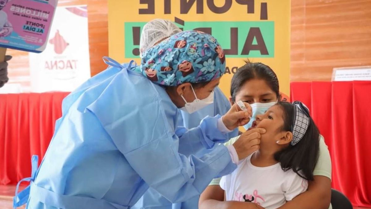 Falta vacunar 27 mil niños de Arequipa y Caylloma contra la polio