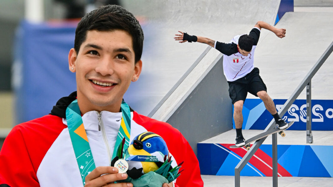angelo caro panamericanos 2023 santiago skateboarding medalla perú