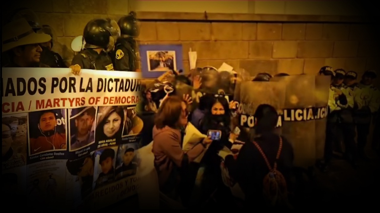 En Cusco, la gente que protesta contra el gobierno de Dina Boluarte es reprimida violentamente (VIDEO)