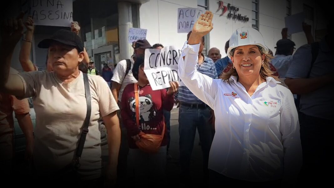 Dina Boluarte es rechazada en Trujillo: policía desalojó a la prensa local (VIDEO)