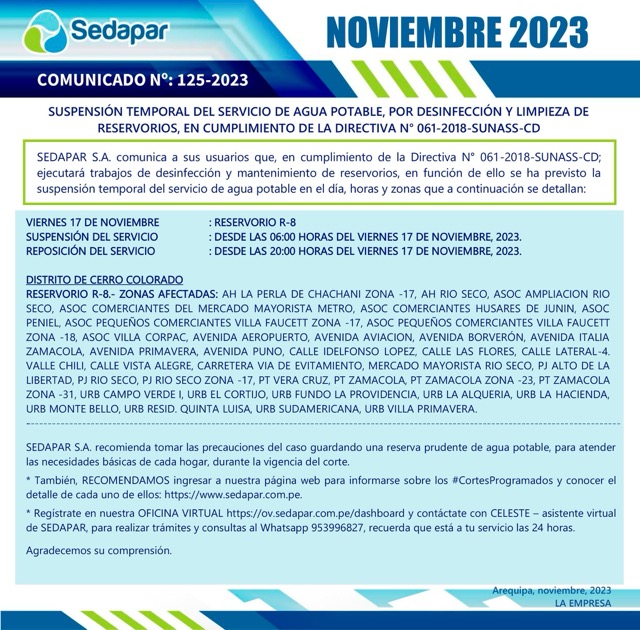 corte-de-agua-programado-sedapar-arequipa-2023-11-noviembre-viernes-17-cerro-colorado de tamaño mediano