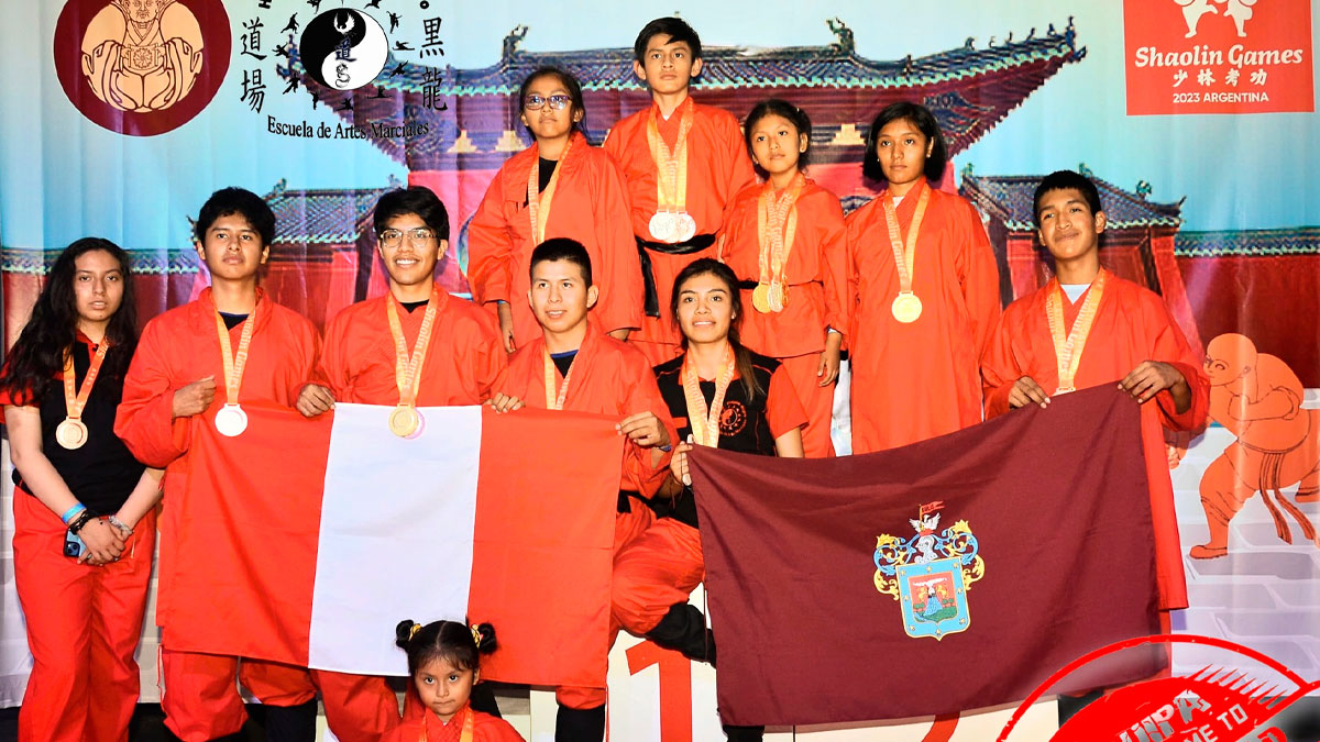kung fu shaolin argentina campeonato arequipeños arequipa medallas de oro orgullo peruano perú