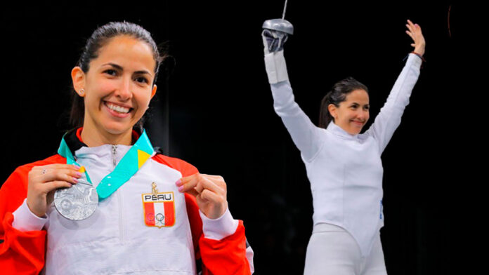 maria luisa doig esgrima peru medalla de plata panamericanos 2023 medallero espada femenina
