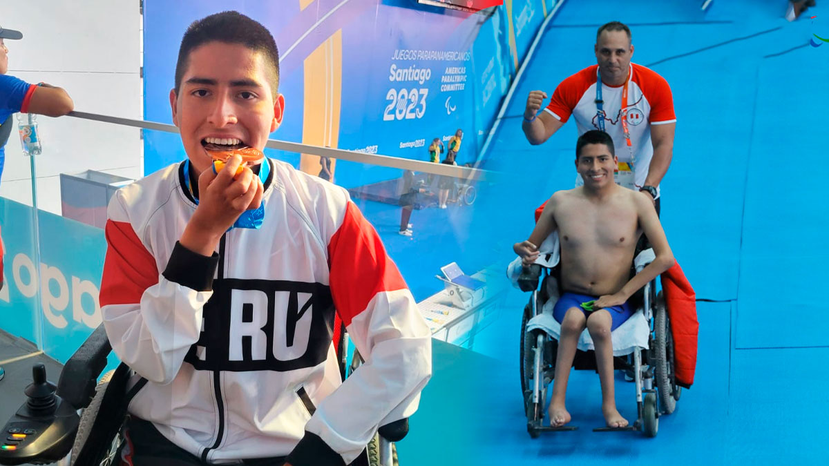 rodrigo santillan natación parapanamericanos medalal medallero santiago 2023