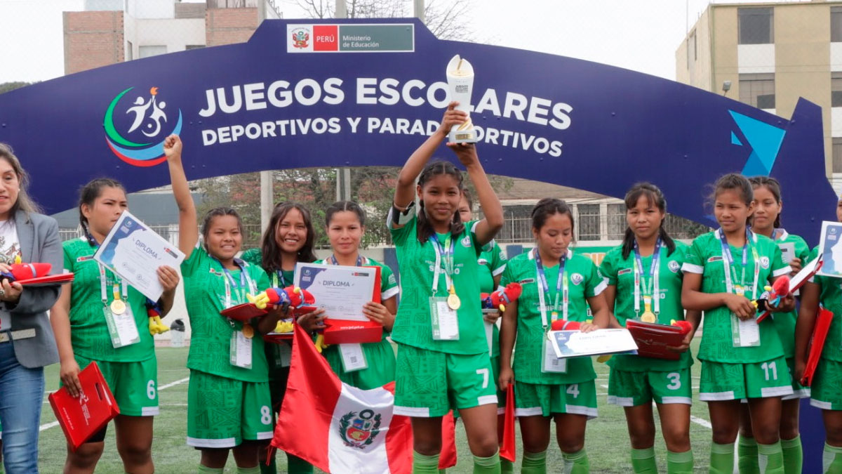 shipibo konibo pueblos originarios puno loreto aimaras quechuas jeugos deportivos escolares campeonas fútbol femenino
