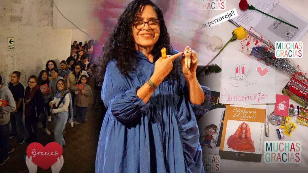 Wendy Ramos cautiva Arequipa llenando por completo el teatro municipal con su libro 