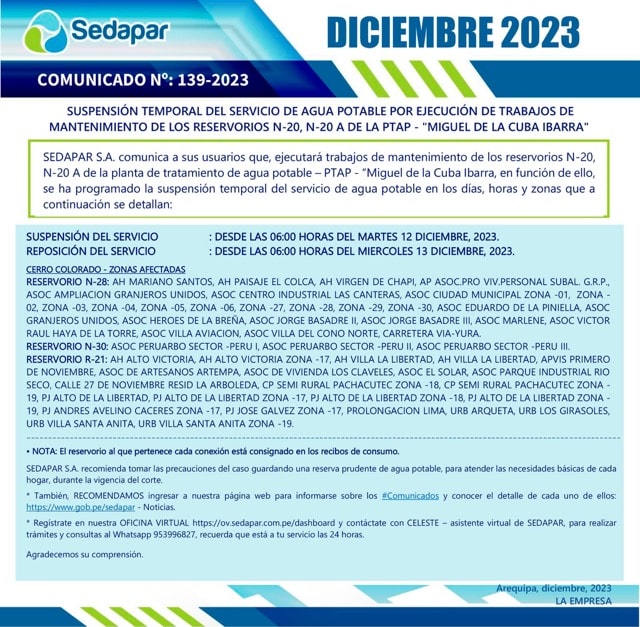 corte-de-agua-programado-sedapar-arequipa-2023-12-diciembre-martes-12-cerro-colorado
